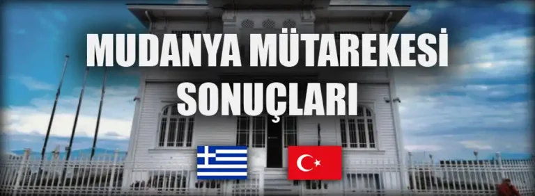Mudanya Mütarekesi, Mudanya Ateşkes Antlaşması Sonuçları